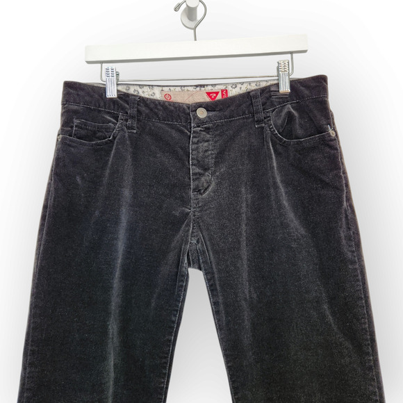 Vintage Y2K Guess Black Corduroy Low Rise Bootcut Pants 30 - Picture 2 of 8